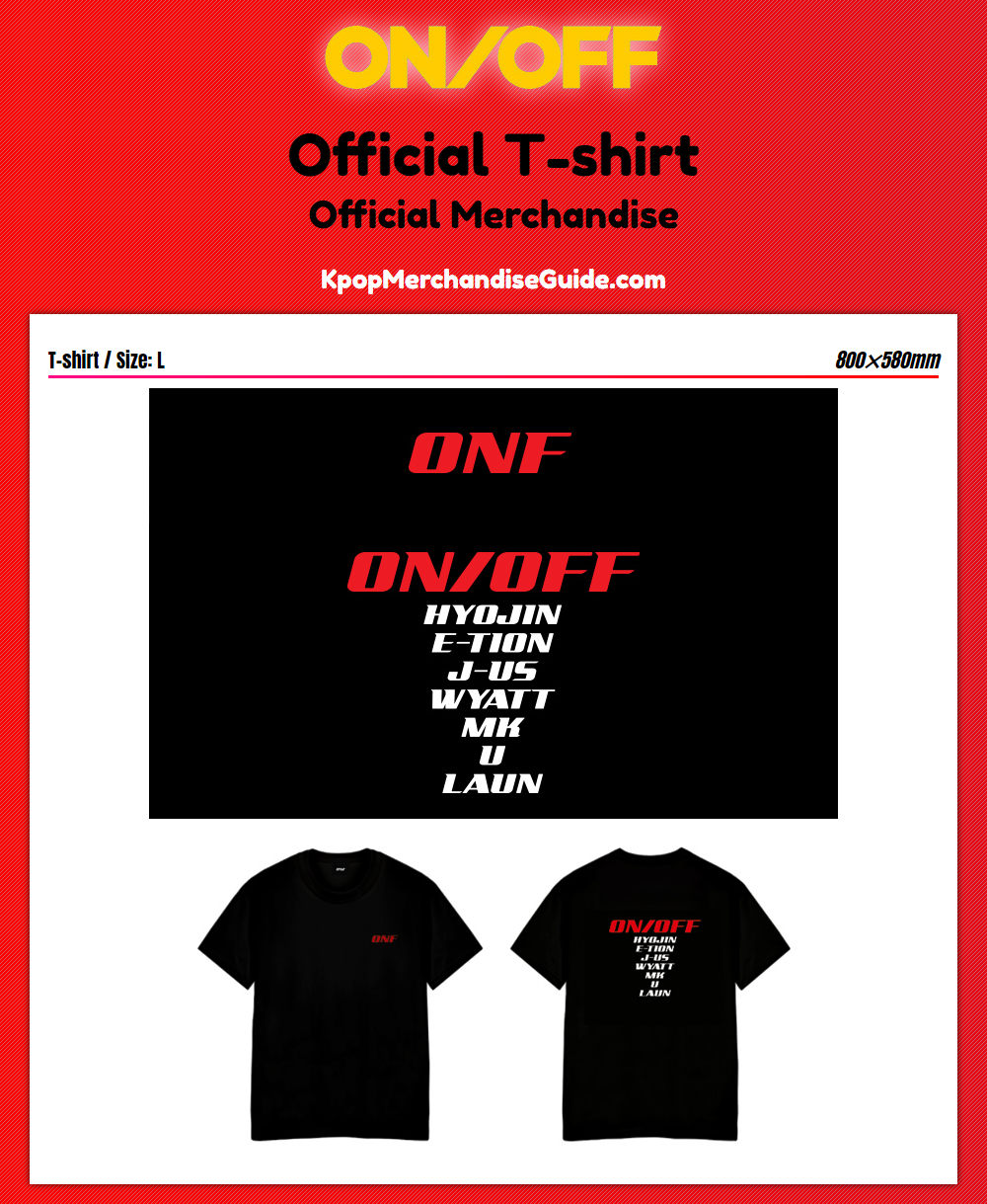 ONF Official T-shirt