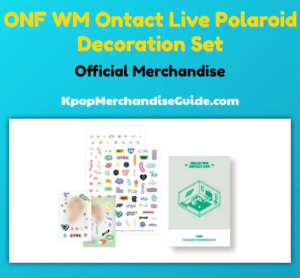 ONF WM Ontact Live Polaroid Decoration Set