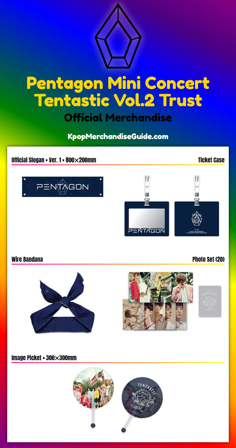Pentagon Mini Concert Tentastic Vol.2 - Trust Merchandise