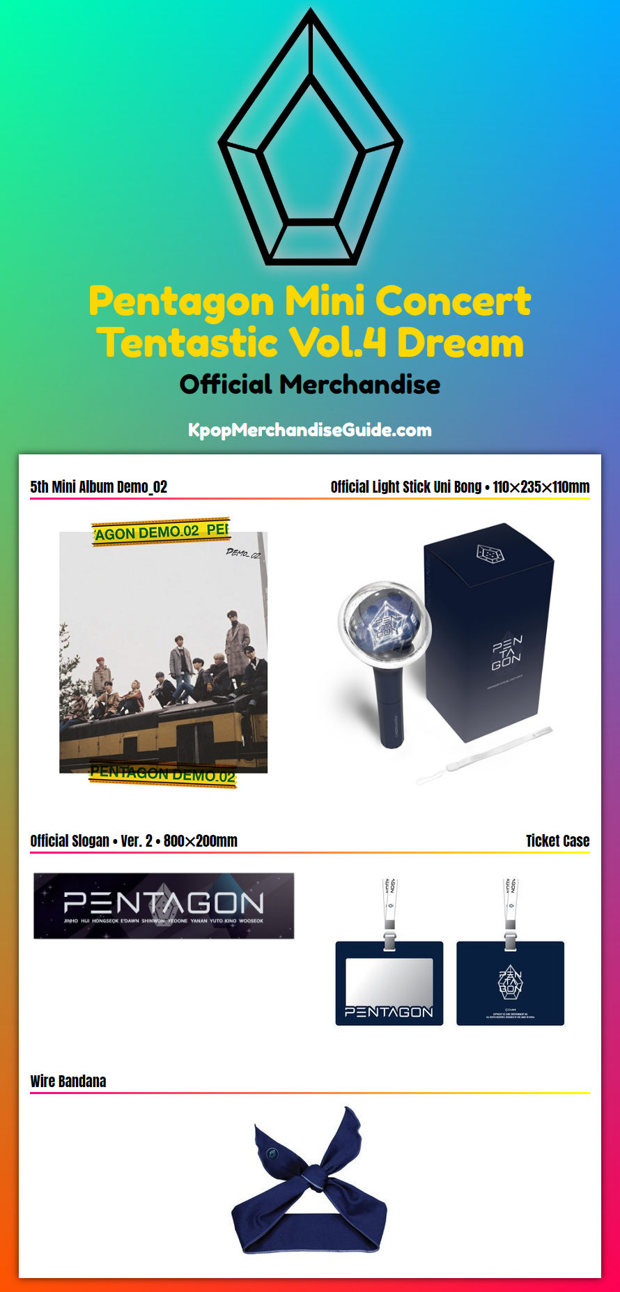 Pentagon Mini Concert Tentastic Vol.4 - Miracle Merchandise
