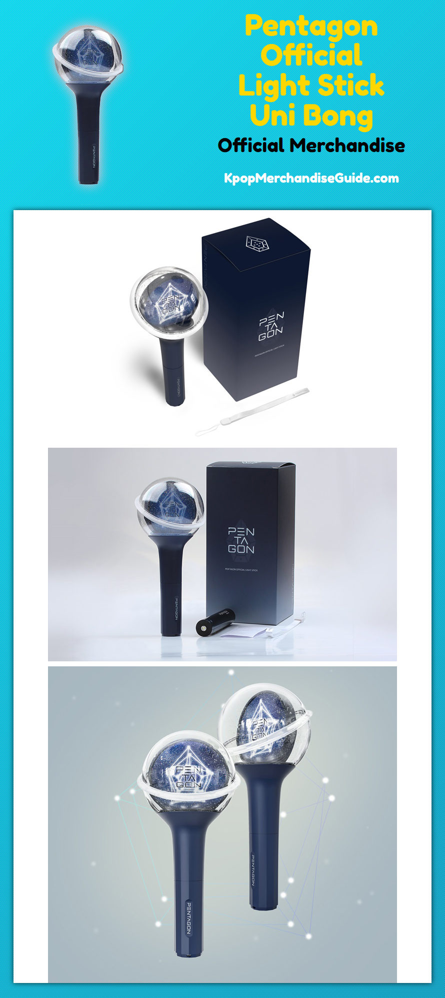 Pentagon Official Light Stick Uni Bong