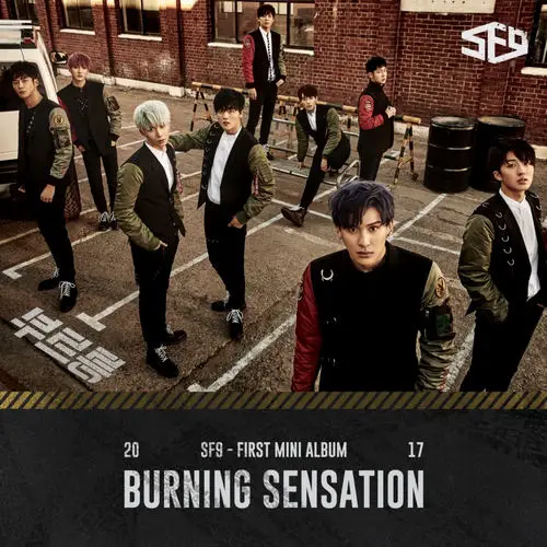 SF9 Burning Sensation Mini Album Cover