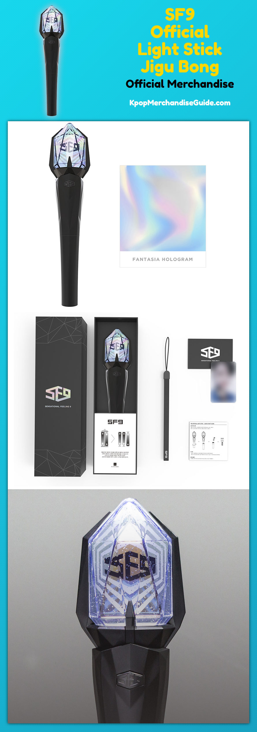 SF9 Official Light Stick Jigu Bong