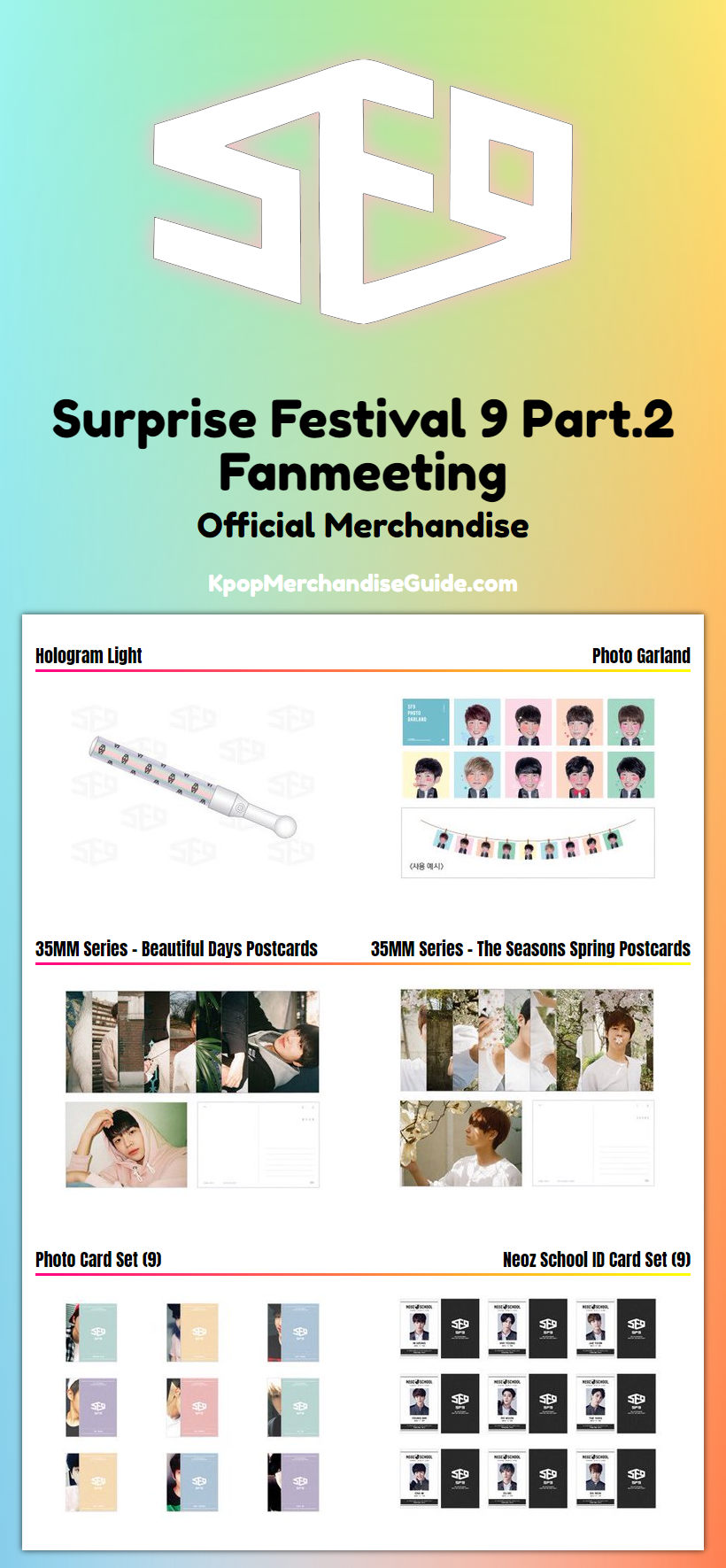 Surprise Festival 9 Fanmeeting Part.2 merchandise