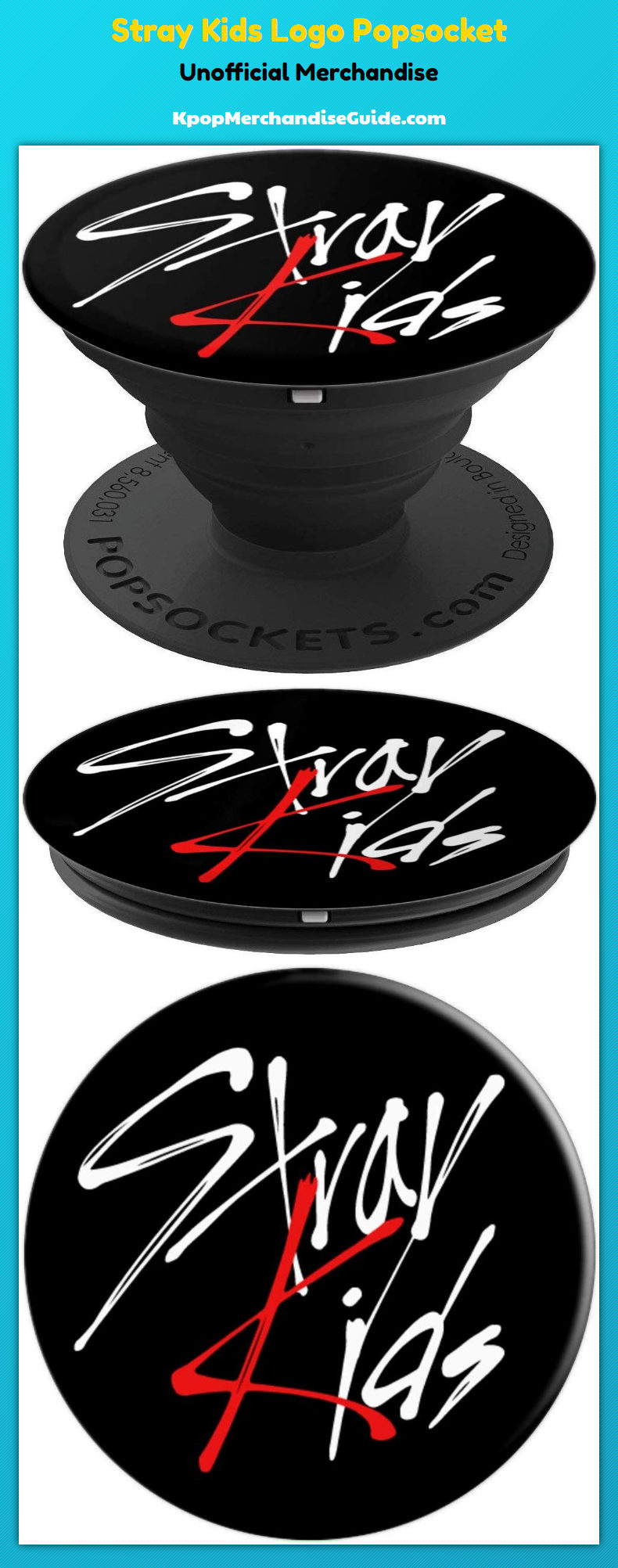 Stray Kids Logo Popsockets