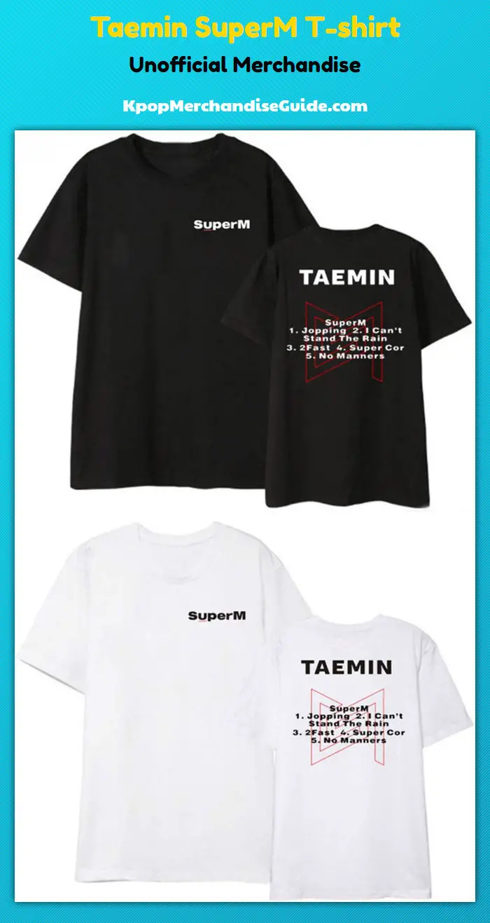 Taemin SuperM T-shirt