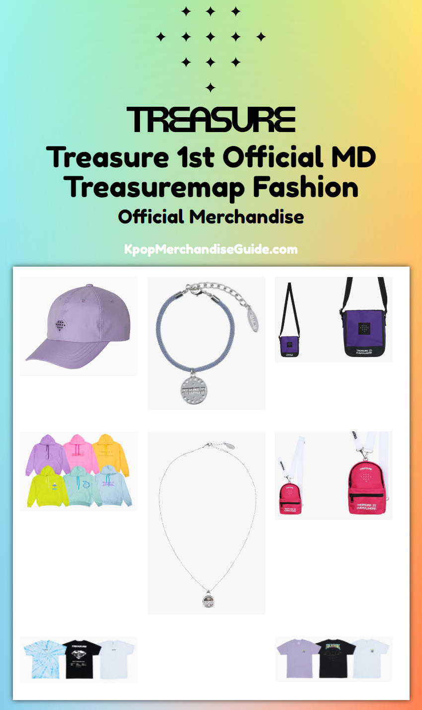 Treasure 1st Official MD Treasuremap KPop Fashion