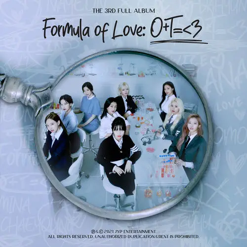 Twice Formula of Love: O+T=＜3 Studio Album Cover