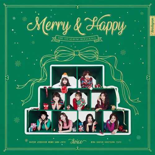 Twice Merry & Happy Repackage Album Cover