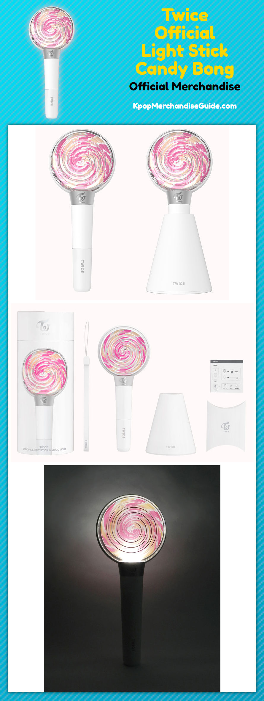 TWICE CANDYBONG VER.3 最新 ペンライトの+aboutfaceortho.com.au