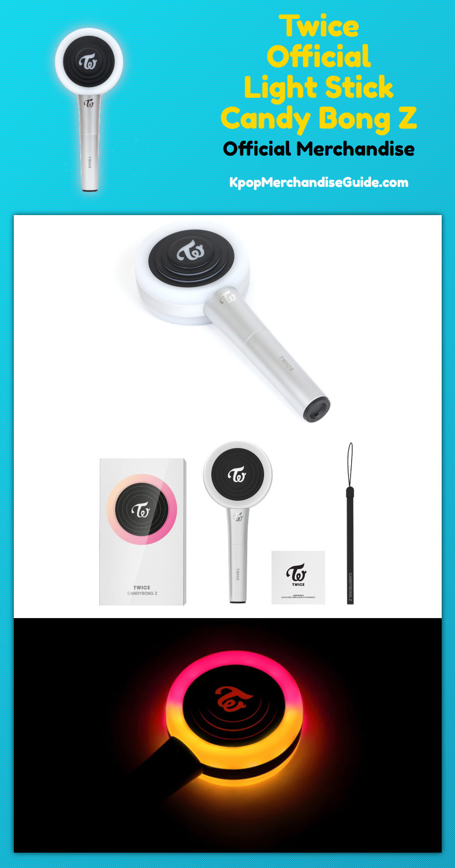 Twice Official Light Stick Candy Bong Z