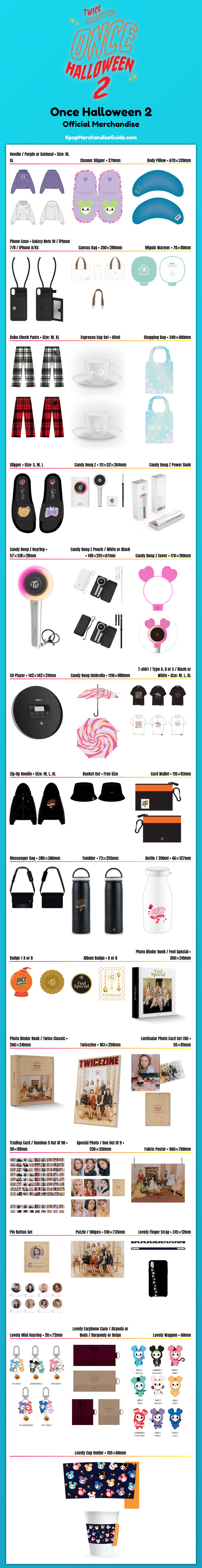 Twice Once Halloween 2 Fanmeeting Merchandise