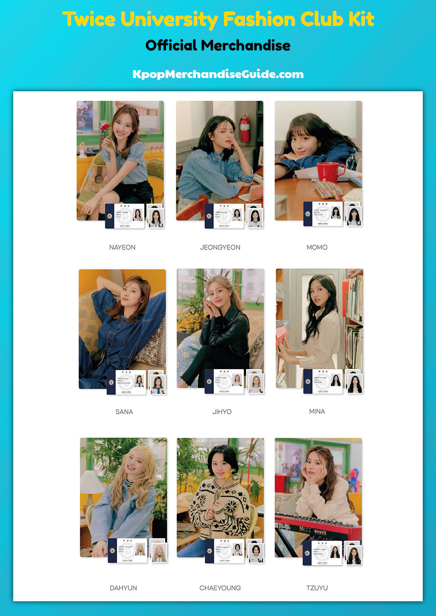 Twice University Fashion Club Kit