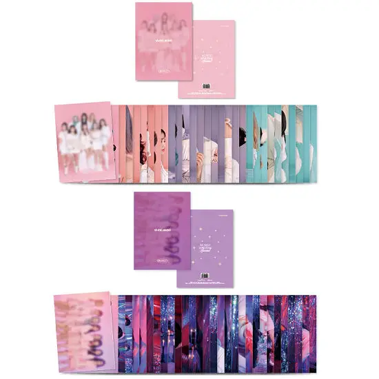 Weki Meki Dazzle Dazzle Concept Postcard Book