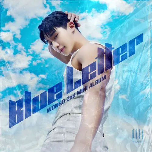 Wonho Blue Letter Mini Album Cover
